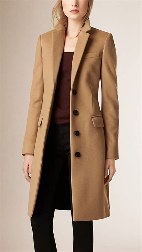 burberry wool coat camel|burberry plaid wool coat women.